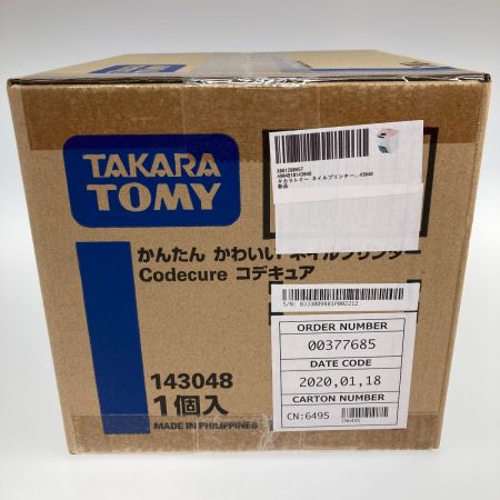  TAKARATOMY タカラトミー かんたん かわいい ネイルプリンター Codecure コデキュア 143048