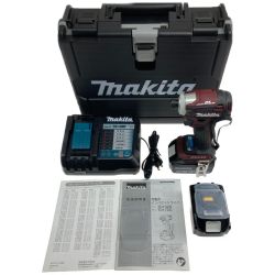 ●● MAKITA マキタ 18v 充電式インパクトドライバ 充電器・充電池2個・ケース付 TD172DGX オーセンティックレッド Sランク