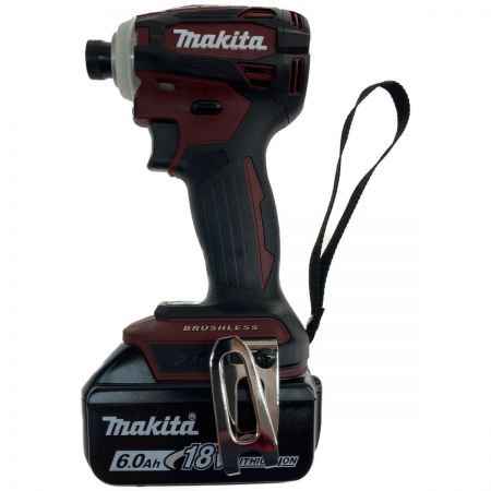  MAKITA マキタ 18v 充電式インパクトドライバ 充電器・充電池2個・ケース付 TD172DGX オーセンティックレッド