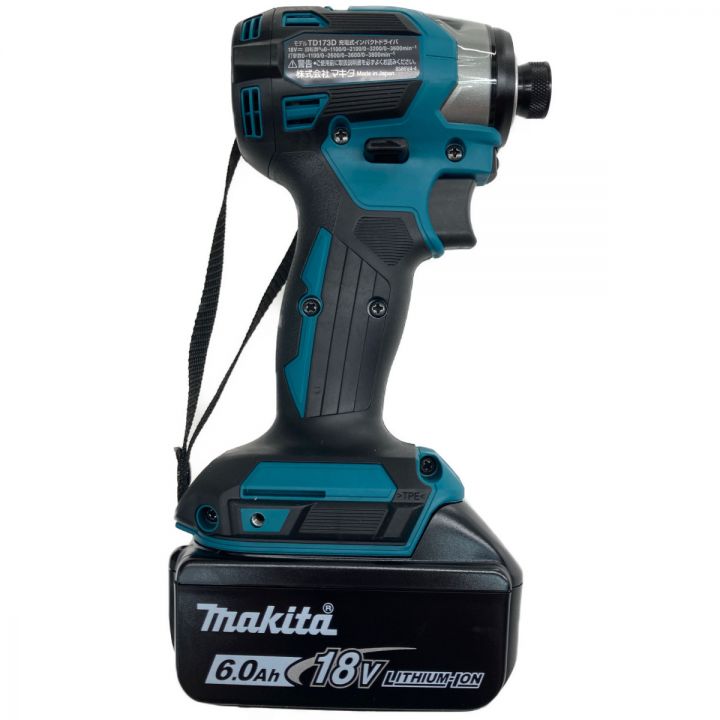 中古】 MAKITA 18v 充電式インパクトドライバ 充電器・充電池2個 ...