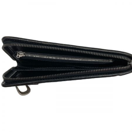  The Flat Head フラッドヘッド ハーフジップウォレット FH-HZ004 ブラック