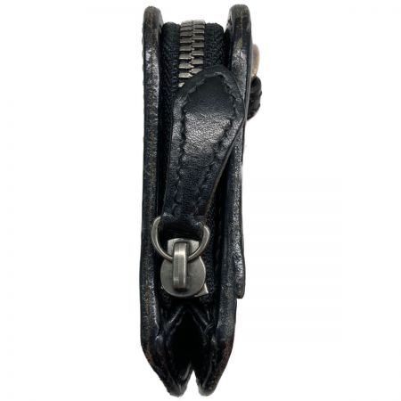  The Flat Head フラッドヘッド ハーフジップウォレット FH-HZ004 ブラック