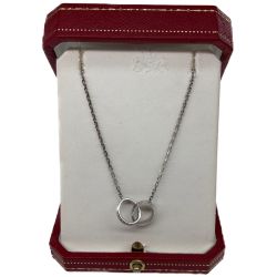 ●● Cartier カルティエ K18WG ベビーラブ ネックレス  Aランク