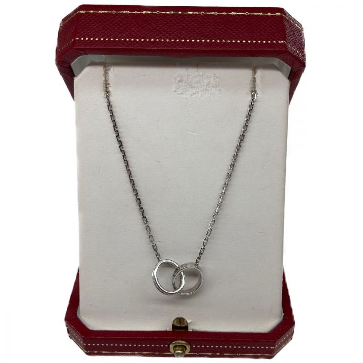 Cartier カルティエ K18WG ベビーラブ ネックレス ｜中古｜なんでも  