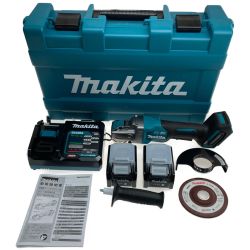●● MAKITA マキタ 125mm 充電式 ディスクグラインダ バッテリ・充電器付 GA047GRMX Sランク