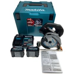 ●● MAKITA マキタ 165mm 充電式丸ノコ バッテリ×2個 充電器 付 HS001GRDX Sランク