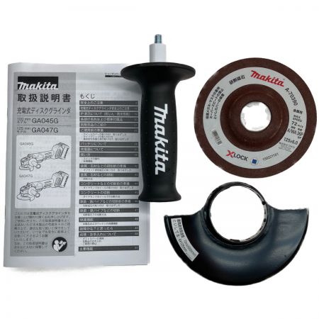  MAKITA マキタ 125mm 充電式 ディスクグラインダ バッテリ・充電器別販売 GA047GZ