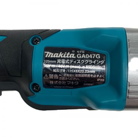  MAKITA マキタ 125mm 充電式 ディスクグラインダ バッテリ・充電器別販売 GA047GZ