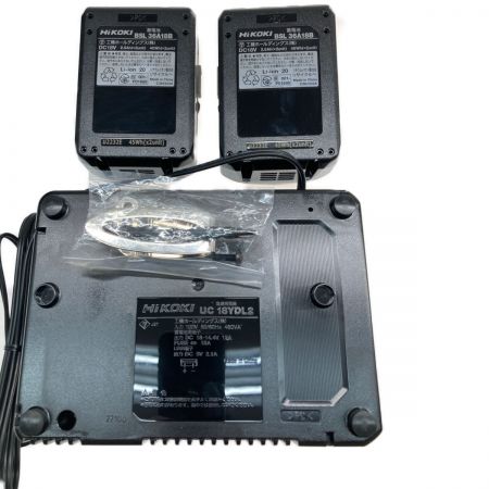  HiKOKI ハイコーキ 36v コードレスインパクトドライバ バッテリ・充電器付 WH36DC グリーン