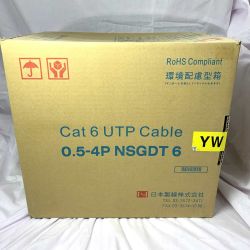 ●● 日本製線 ネットワーク機器 LANケーブル Cat6 UTP Cable 0.5-4PNSGDT6 Bランク