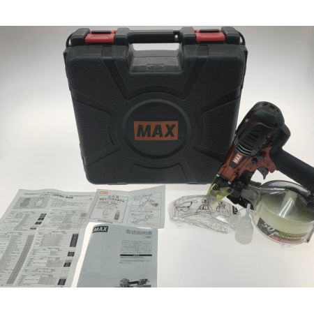  MAX マックス 高圧ネジ打機  HN-50N4 ブラック×レッド
