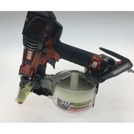  MAX マックス 高圧ネジ打機  HN-50N4 ブラック×レッド