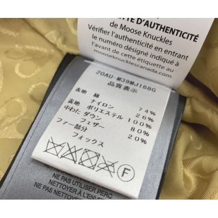  MOOSE KNUCKLES ダウンジャケット 20AU-M39MJ168G ブラック