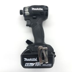 ДД MAKITA マキタ インパクトドライバ  未使用品(S) 充電池1個付 コードレス式 18v 6.0Ah BL1860B未使用品 TD173D ブラック Sランク