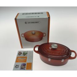 ●● LE CREUSET ルクルーゼ シグニチャー ココットオーバル 17cm Aランク