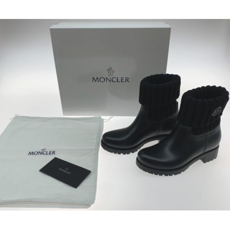 中古】 MONCLER モンクレール 靴 ブーツ ブラック｜総合リサイクル ...