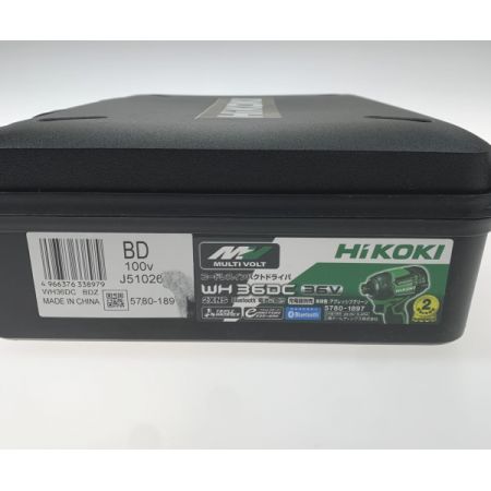  HiKOKI ハイコーキ インパクトドライバ WH36DC グリーン