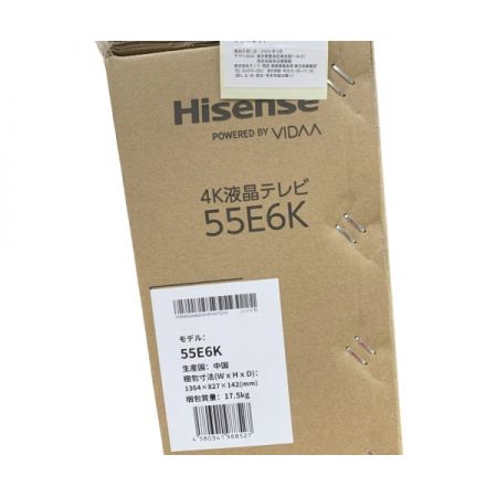  Hisense ハイセンス 液晶テレビ 55E6K