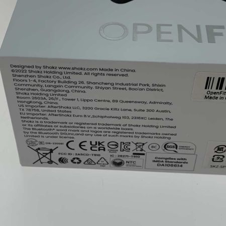  SHOKZ オーディオ機器  ワイヤレスイヤホン T910