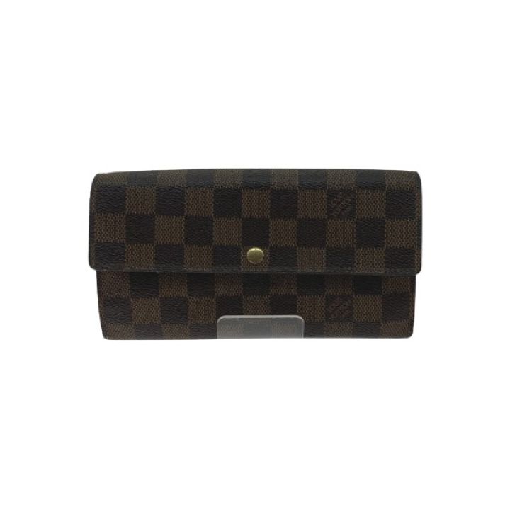 LOUIS VUITTON ルイヴィトン 財布 長財布 N61724 ブラウン - 中古