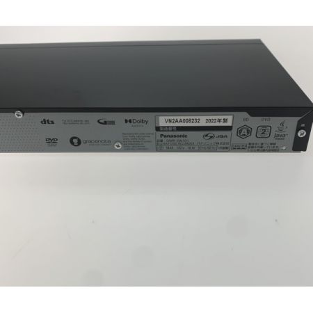  Panasonic パナソニック Blu-rayレコーダー 2022年製 DMR-2W101