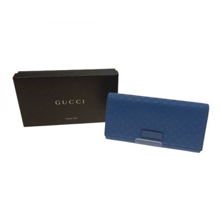  GUCCI グッチ 長財布 449396 ブルー