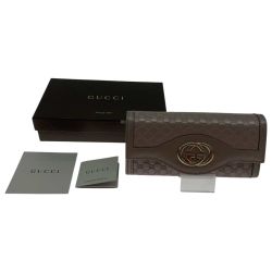 ●● GUCCI グッチ  長財布  282431 ピンク Bランク