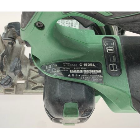  HITACHI 日立  コードレス丸のこ  C18DBL