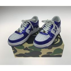 ●● A BATHING APE アベイシングエイプ スニーカー 1H70-191-022 ブルー×ホワイト Bランク