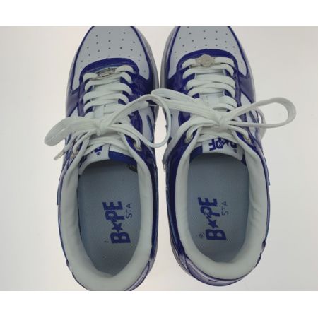  A BATHING APE アベイシングエイプ スニーカー 1H70-191-022 ブルー×ホワイト