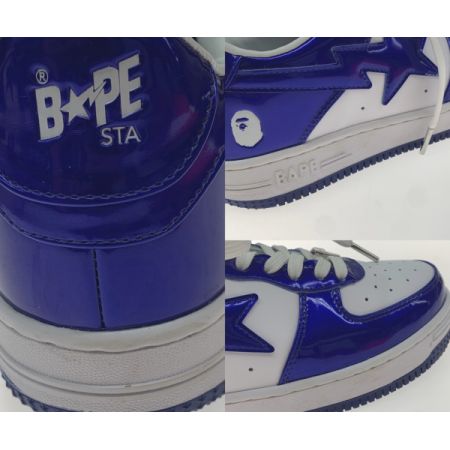  A BATHING APE アベイシングエイプ スニーカー 1H70-191-022 ブルー×ホワイト