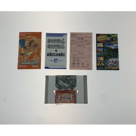   GBA ポケットモンスター ファイアレッド