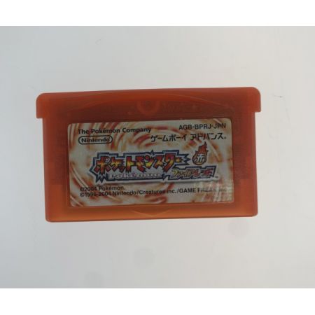   GBA ポケットモンスター ファイアレッド