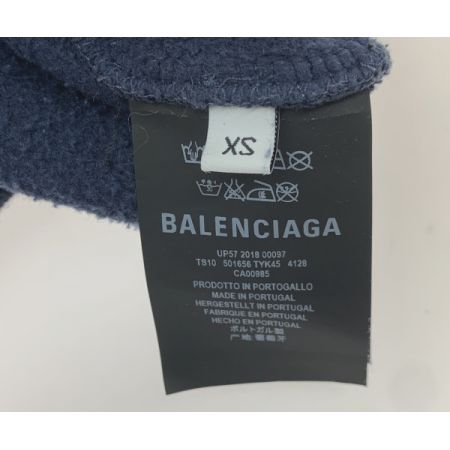  BALENCIAGA バレンシアガ パーカー 501656 ネイビー