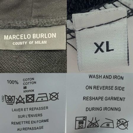  MARCELO BURLON メンズ衣料 パーカー   SIZE XL ブラック