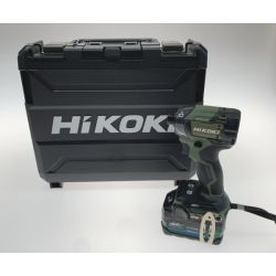 △△ HiKOKI ハイコーキ インパクトドライバ 　36V　2.5Ah 充電器・充電池2個・ケース付 WH36DD Sランク