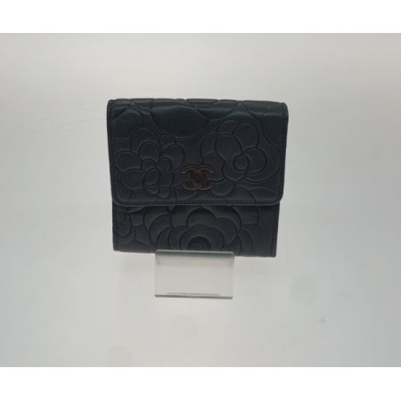  CHANEL シャネル 3つ折り財布 A36545 グレー