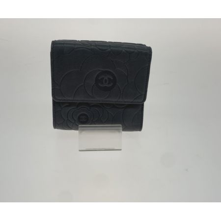  CHANEL シャネル 3つ折り財布 A36545 グレー