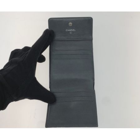  CHANEL シャネル 3つ折り財布 A36545 グレー