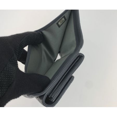  CHANEL シャネル 3つ折り財布 A36545 グレー