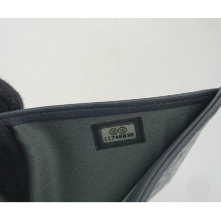  CHANEL シャネル 3つ折り財布 A36545 グレー