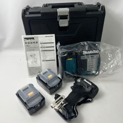 〇〇 MAKITA マキタ 充電式インパクトドライバ 18V 6Ah バッテリ2本 充電器 ケース付 TD173DRGXB ブラック 未使用品 Sランク