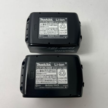  MAKITA マキタ 充電式インパクトドライバ 18V 6Ah バッテリ2本 充電器 ケース付 TD173DRGXB ブラック 未使用品