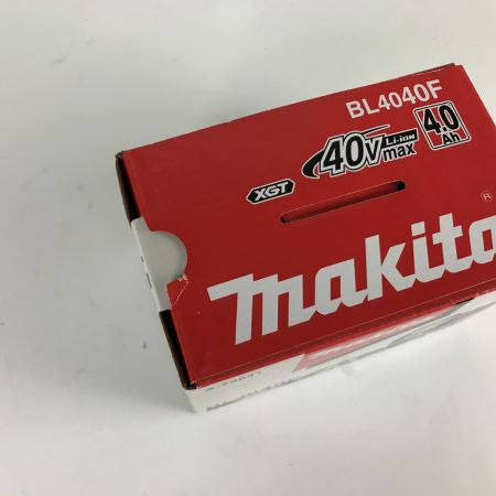  MAKITA マキタ 40Vmax リチウムイオンバッテリー 4.0Ah BL4040F