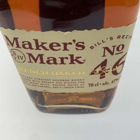  SUNTORY サントリー 蒸留酒類 ウィスキー  700ml メーカーズマーク 47％ 46 未開栓