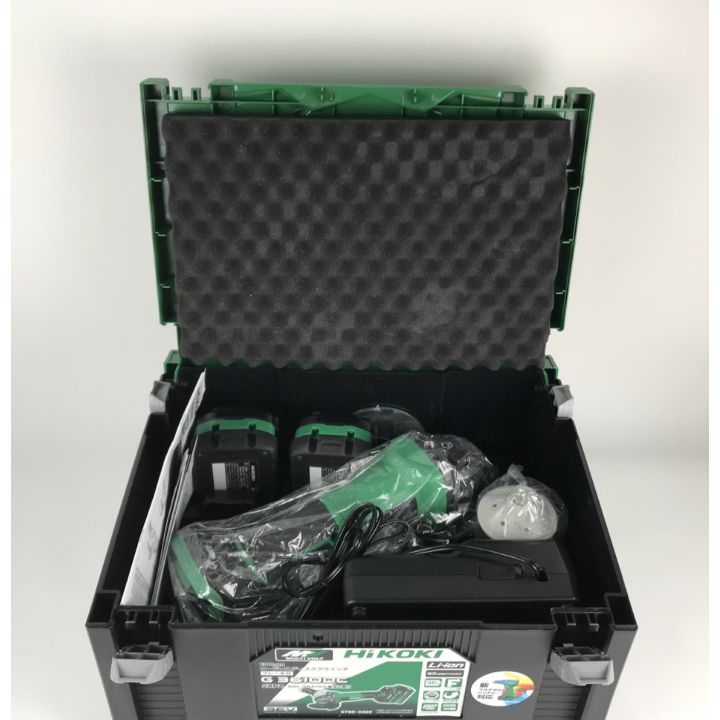 HiKOKI ハイコーキ ディスクグラインダー 未使用品 充電器・充電池2個