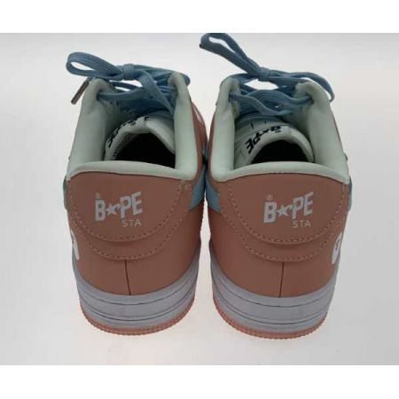  BAPE STA BAPE 靴 スニーカー   27.5cm  ピンク×ホワイト