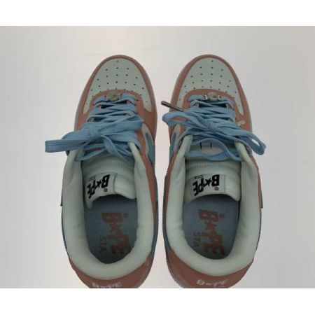  BAPE STA BAPE 靴 スニーカー   27.5cm  ピンク×ホワイト