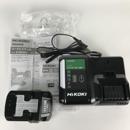 HiKOKI ハイコーキ コードレスタッカ  N3604DJ 25ｍｍ 36V 
