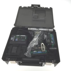 △△ HiKOKI ハイコーキ 36V コードレスインパクトドライバ　 WH36DD フォレストグリーン 充電器・充電池2個・ケース付 Sランク